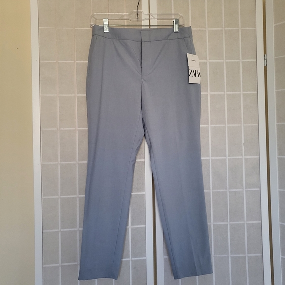 ZARA Blue Office Business Pants - Picture 2 of 8